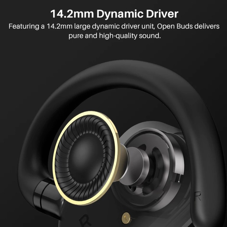TOZO OpenBuds OWS Bluetooth 5.3 Earphones Open Ear Wireless Headphones Earbuds Crystal-Clear Calls with Mic for Driving Sport 5