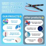 12/24/36/48/60 colors acrylic paint pens markers brush tip paint markers for rock painting wood stone glass gift diy crafts 12/24/36/48/60 Colors Acrylic Paint Pens Markers Brush Tip Paint Markers For Rock Painting Wood Stone Glass Gift DIY Crafts 4