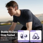 Lenovo LE302 Wireless Bluetooth 6.0 Headset Long Battery Life Sports Ear Clip Earphones HIFI Stereo Noise Cancelling Headphones 4