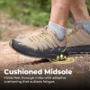 Fittington Hiking Shoes Water Repellent Wide Men Sneakers Trekking Trails Cushioning Walking Climbing Shoes for Men Lightweight 5