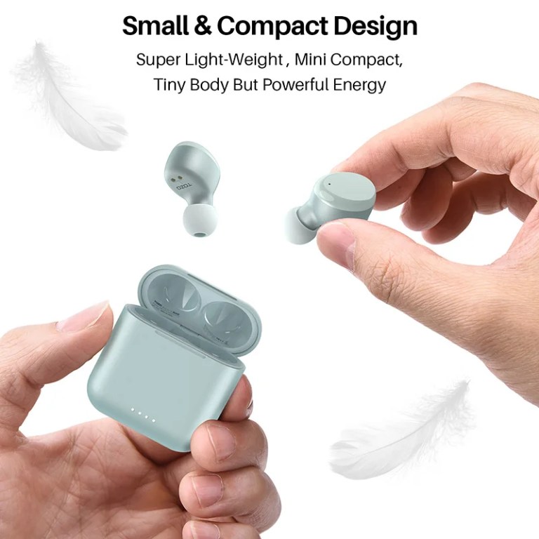 tozo t6 bluetooth earphones , wireless earbuds powerful deep sound , ipx8 waterproof , comfortable wearing , 45h playtime TOZO T6 Bluetooth Earphones , Wireless Earbuds Powerful Deep Sound , IPX8 Waterproof , Comfortable Wearing , 45H Playtime 6