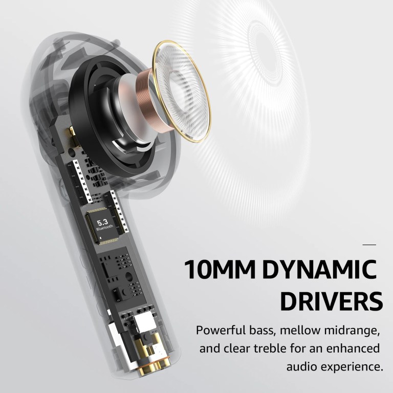 TOZO Earbuds AI Chat Translation with APP Headset for Sports with Mic ENC Noise Cancelling True Wireless Stereo Touch Control 3