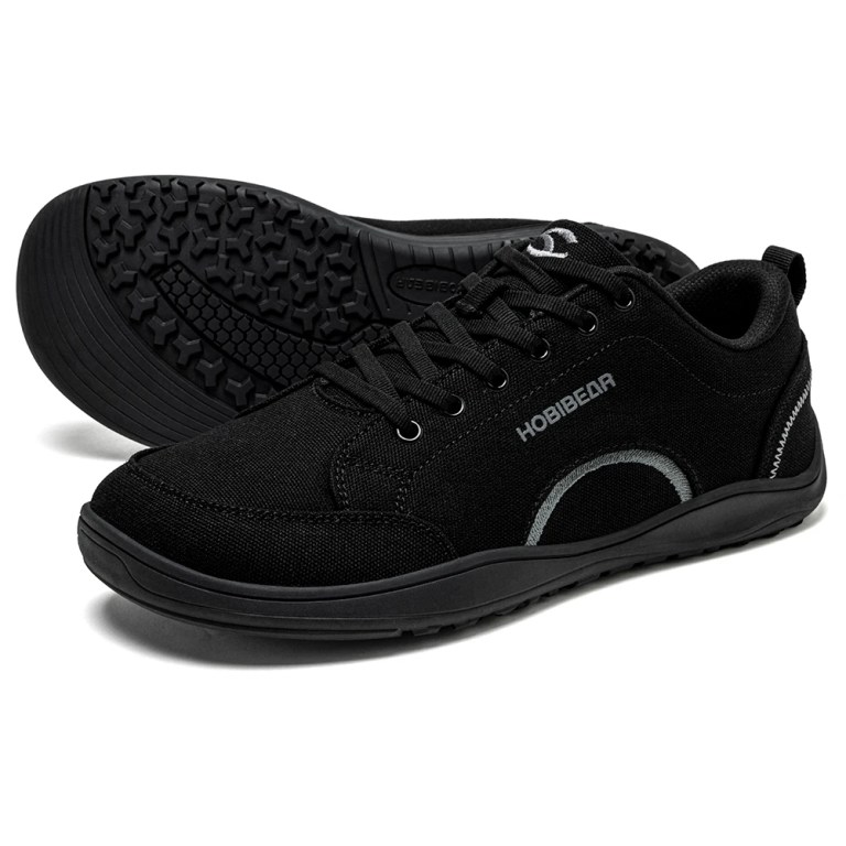 hobibear unisex canvas barefoot shoes zero drop minimalist sneakes wide width outdoor trail running shoes HOBIBEAR Unisex Canvas Barefoot Shoes Zero Drop Minimalist Sneakes Wide Width Outdoor Trail Running Shoes 3