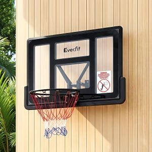 Everfit wall-mounted outdoor basketball hoop and backboard