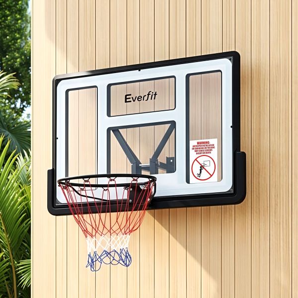 bas hoop d45 wtbk 00.jpg Outdoor Everfit basketball hoop mounted on wooden wall