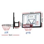 everfit 43 inch wall mount kids basketball hoop backboard outdoor sports Wall-mounted basketball hoop with backboard dimensions