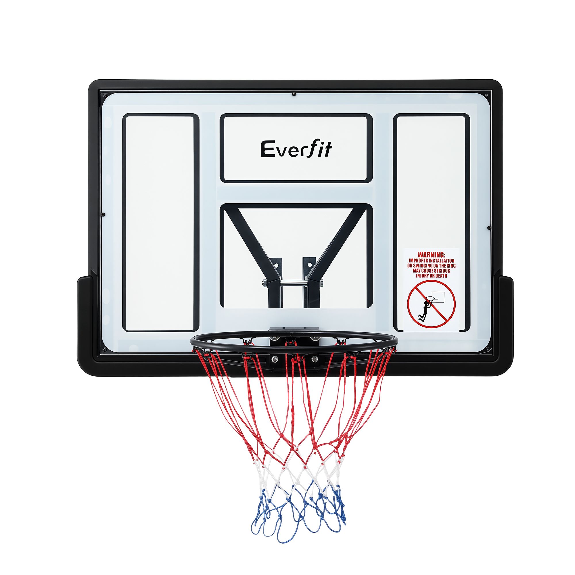 Everfit basketball backboard and hoop with net