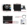 devanti 6 place setting benchtop dishwasher 50cm black Black benchtop dishwasher with dimensions and accessories