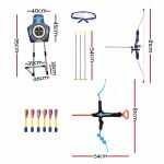keezi kids bow and arrow set toy archery standing target suction cup arrows Kids archery set with bow, target and arrows