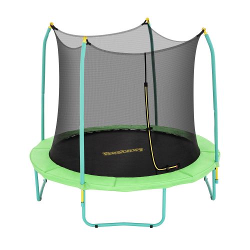 bw trampo 59102 00.jpg Round trampoline with safety net enclosure