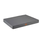 Large grey rectangular dog bed mattress