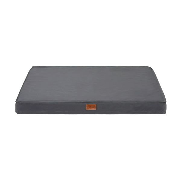 i.pet dog bed large water resistant egg crate foam orthopedic pet mat grey Grey rectangular dog bed mattress cushion