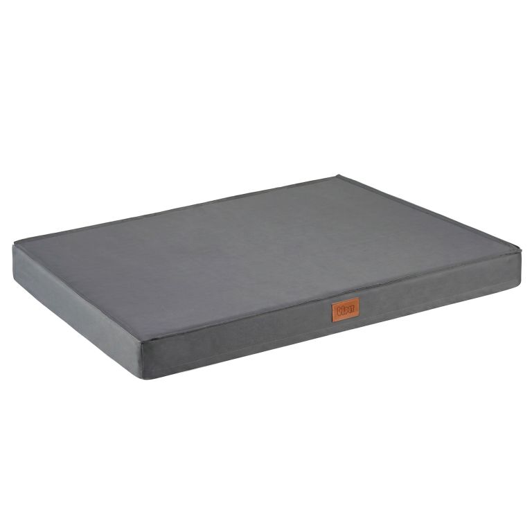 i.pet dog bed xl water resistant egg crate foam orthopedic pet mat grey Grey rectangular dog bed mattress