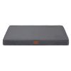 i.pet dog bed xl water resistant egg crate foam orthopedic pet mat grey Grey rectangular dog bed mattress on white background