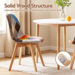 Solid wood dining chair and table set