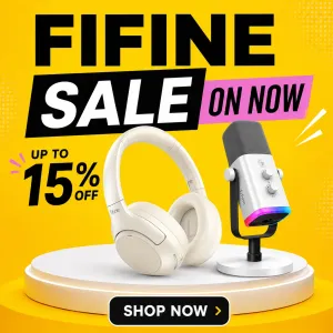 fifine microphones headsets gaming kouwi