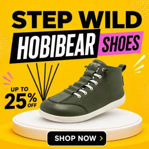 hobibear wide toe shoe sale at kouwi