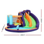 airmyfun inflatable water slide kids jumping trampoline castle double slide Inflatable kids water slide with splash pool