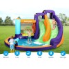 airmyfun inflatable water slide kids jumping trampoline castle double slide Kids playing on inflatable water slide bouncy castle