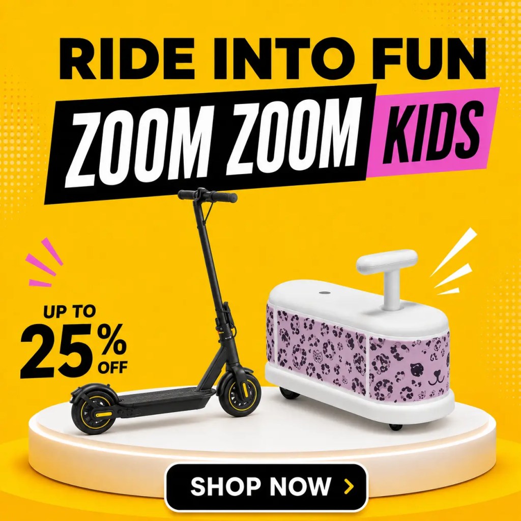 kids bikes scooters ride ons prams