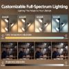artiss led tree floor lamp, 36w modern dimmable standing lamp with remote & touch control, 4 color temperatures, 3 rotatable led light floor lamps for living room, bedroom, office Adjustable floor lamp with customisable colour temperatures