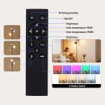 LED floor lamp remote with lighting controls