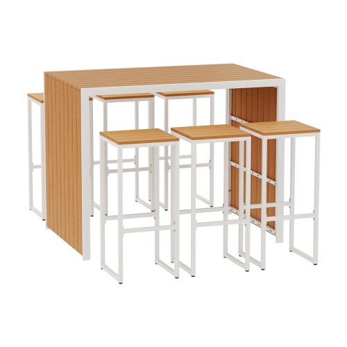 odf barset wpc 7set ab 91731 00.jpg Outdoor bar table set with four stools
