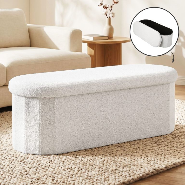 otm c ovl ted wh 00.jpg White upholstered ottoman in modern living room