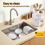 i.pet 5l automatic pet feeder dual bowl smart dispenser app control cats dogs Pet feeder parts washing in kitchen sink