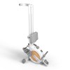 everfit rowing machine for home magnetic rowing machine app compatible quiet exercise equipment white Everfit exercise bike with upper body handles