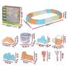 keezi kids sandpit set beach toys sand box outdoor backyard play area Children’s beach toy set with sand moulds