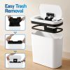 Modern rubbish bin with easy bag removal system