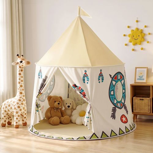 tent play 116cm mc 00.jpg Children’s teepee tent with toys in playroom