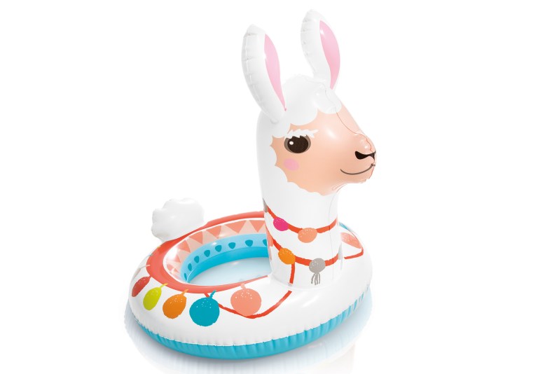 intex big animal rings 58221 Inflatable llama pool float with colourful decorations