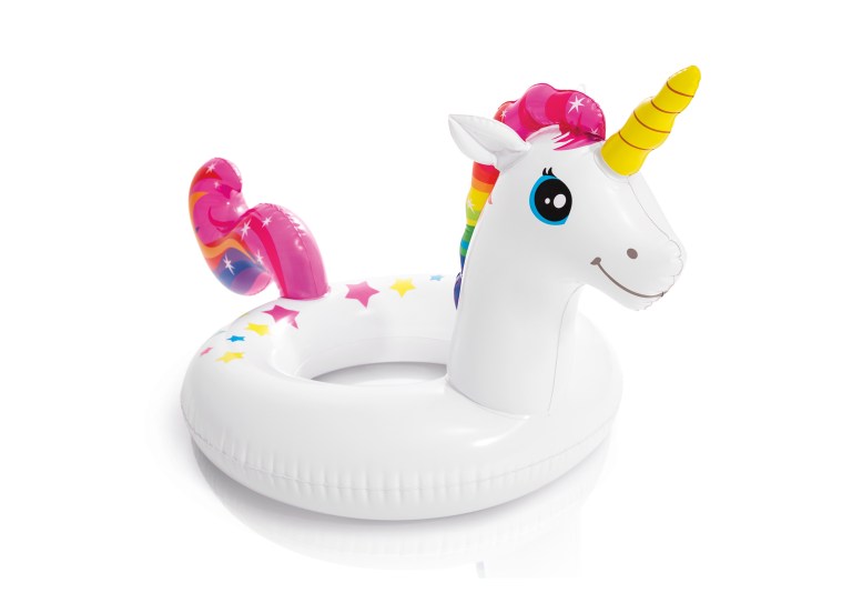 intex big animal rings 58221 Inflatable unicorn pool float with rainbow mane