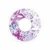 intex clear colour tubes 59251 Purple tropical floral inflatable swim ring