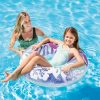 intex clear colour tubes 59251 Mother and daughter enjoying pool with inflatable ring