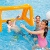 intex fun goals game pool and water toy 58507 Family playing pool volleyball with inflatable goal