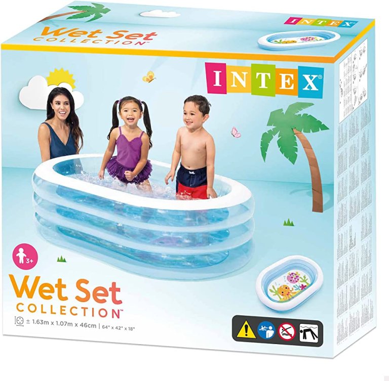 Intex Wet Set inflatable kids pool packaging