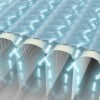 Breathable mattress layers with airflow circulation illustration