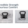 Kettlebell comparison on traditional and Dura-Beam airbeds