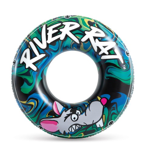 v1032 ixriverrat 68209 202509090915 00.jpg Inflatable River Rat swim tube with cartoon rat