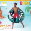 intex river rat swim tube pool float 68209 Boy with graffiti inflatable swim ring pool float