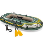 Inflatable Seahawk 2 boat with oars and pump