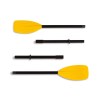 intex seahawk 2 boat set 68347 Yellow kayak paddle with detachable black shaft sections
