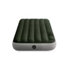 intex single (twin) classic airbed with built in pump 64761 Dark green inflatable air mattress with built-in pillow