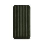 intex single (twin) classic airbed with built in pump 64761 Dark green inflatable camping sleeping mat