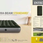 intex single (twin) classic airbed with built in pump 64761 Intex Dura-Beam Standard inflatable air mattress