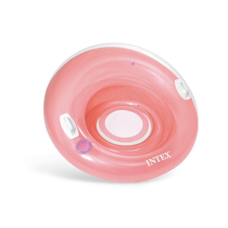 v1032 ixsitlounge 58883 p 202508201025 00.png Pink inflatable swim ring with mesh seat