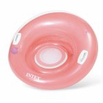 intex sit'n lounge pool chair pink 58883 p Pink inflatable pool float with handles